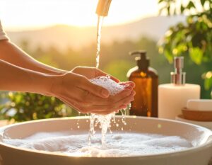 Handwashing after wake up