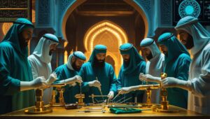 islamic medicine inventions,
Islamic Golden Age medicine,
Al-Zahrawi surgical tools,
medieval Islamic doctors,
Islamic medical history,