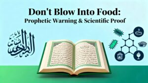 DON'T BLOW INTO FOOD